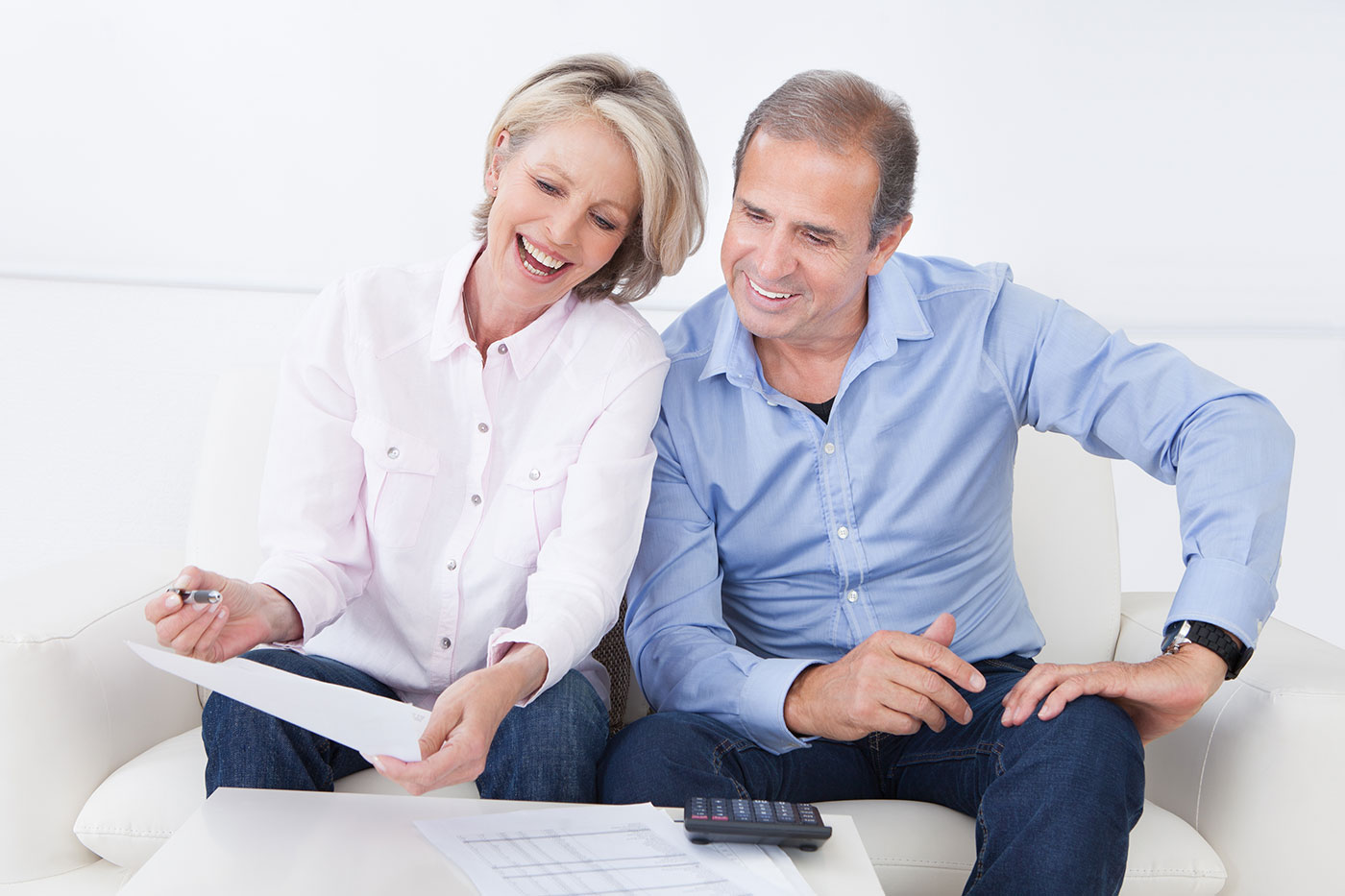 couple studying care payment option