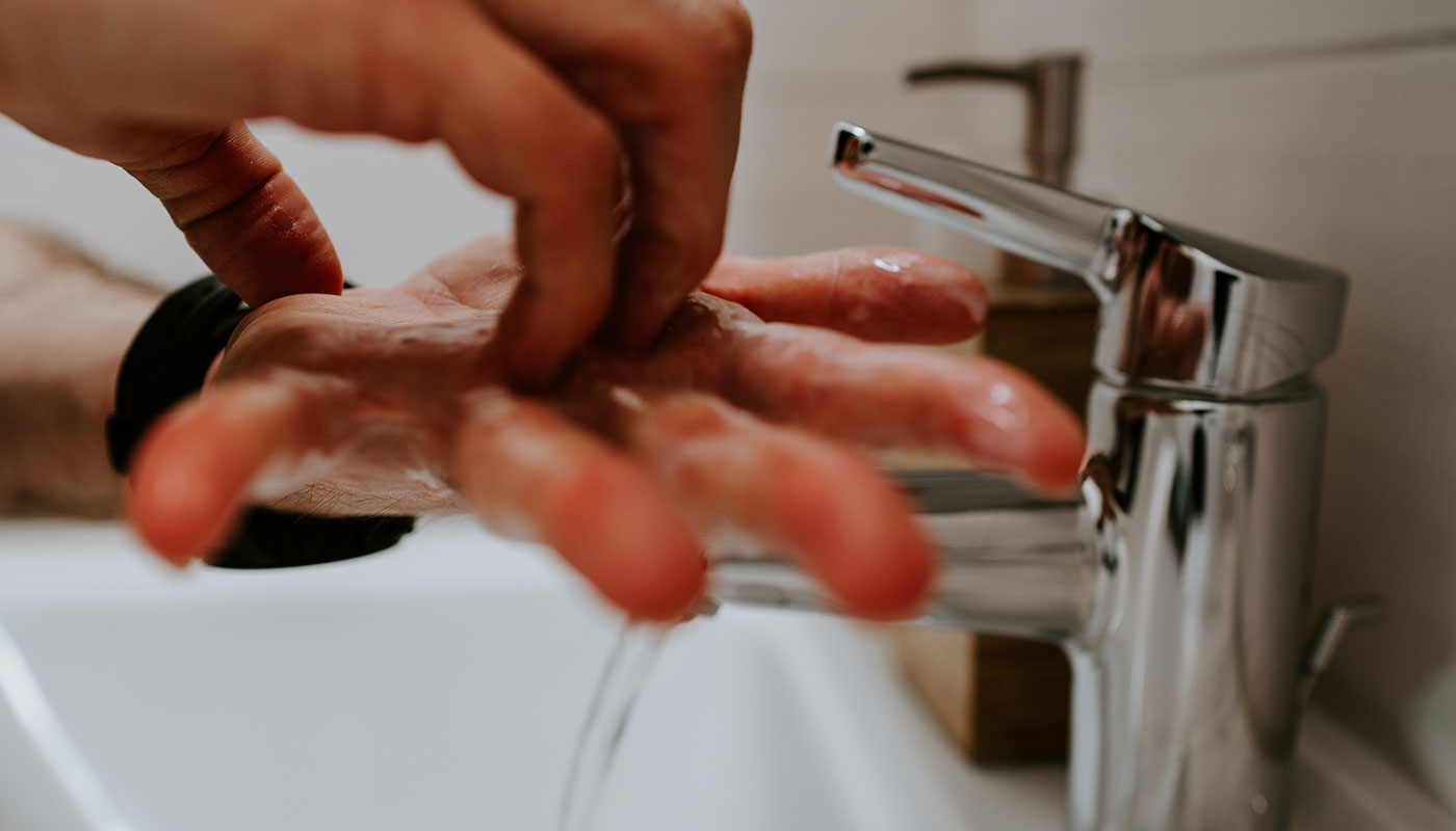 Clean hands thoroughly and regularly
