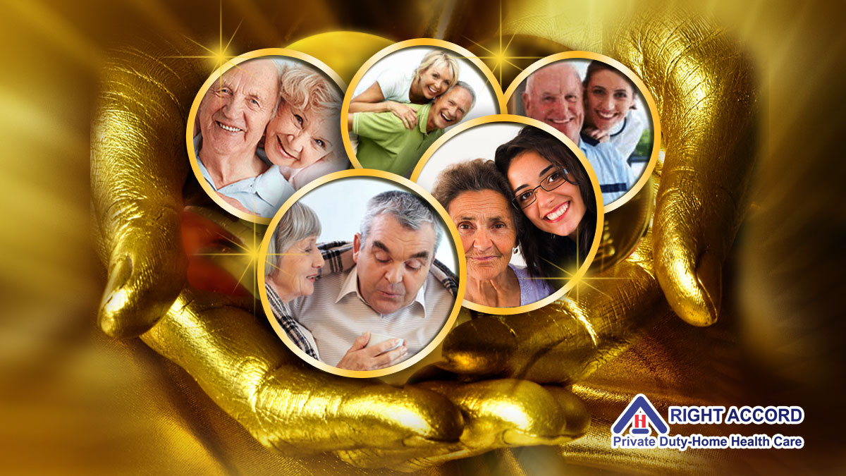 golden rules for caring elderly cover design