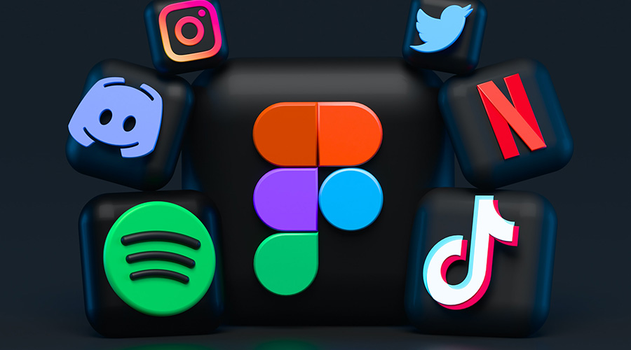 group images of social media icons