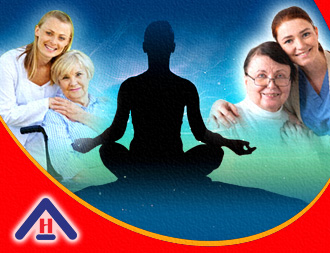 The Power of Meditation for Caregiver cover design
