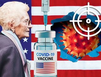 Seniors Vaccination Guide cover design